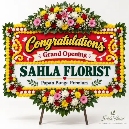 Papan Bunga Ucapan Selamat Pasangkayu